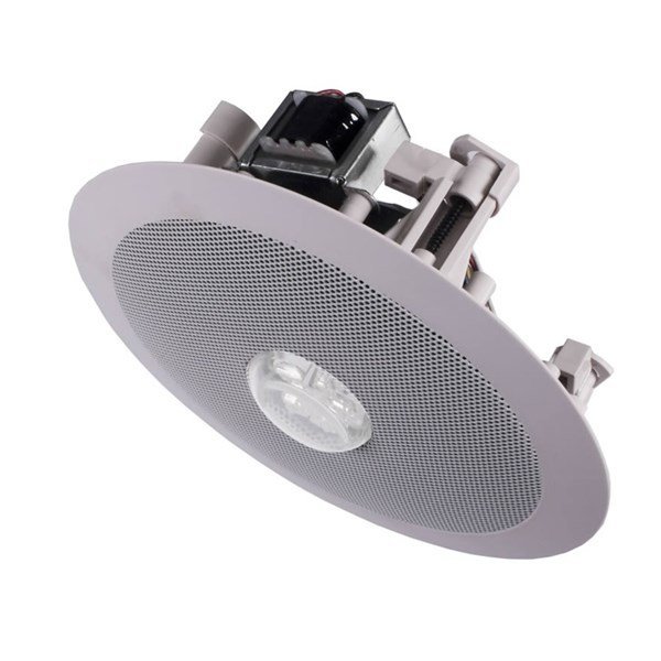 Audac CSW55 4.25'' 6W 100V Beyaz Alarm Ledli Tavan Hoparlörü