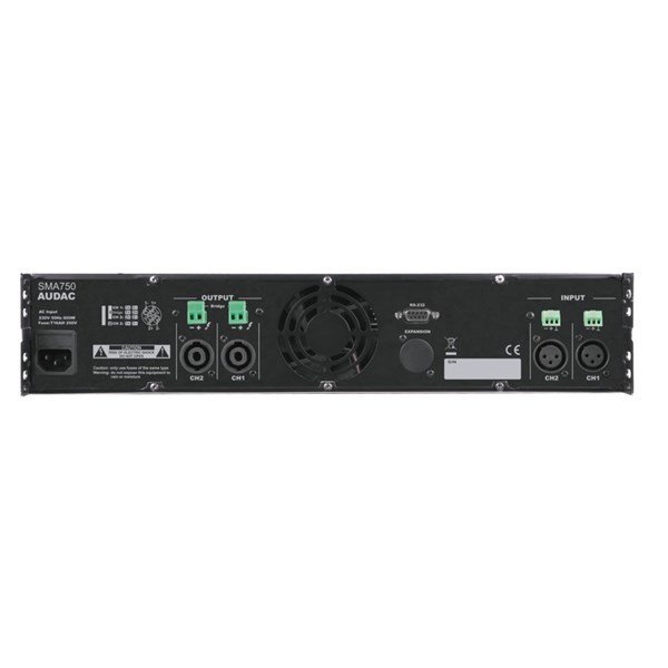 Audac SMA750 - 2x750W/4 ohm Dijital Güç Amplifikatörü