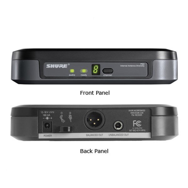 Shure PG14E/PG185 Yaka Tipi Kablosuz Mikrofon Seti