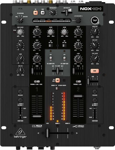 Behringer Pro Mixer NOX404 2 Kanal Dj Mikser