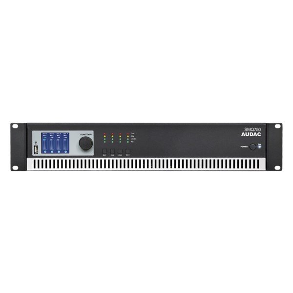 Audac SMQ750 Dijital 4x750W/4 ohm Güç Amplifikatörü