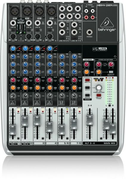Behringer Xenyx Q1204USB 12 Kanal USB'li Deck Mikser