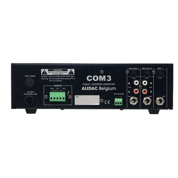 Audac COM3 30W 100V Amfili Mikser