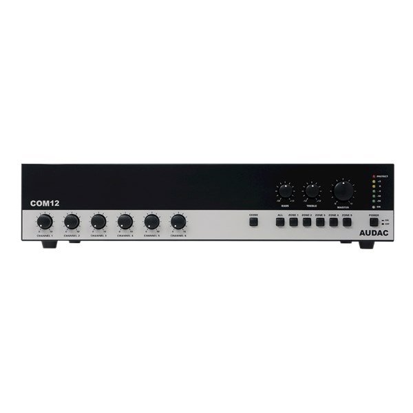 Audac COM12MK2 - 5-Bölge 6-Giriş 120W 100V Amfili Mikser