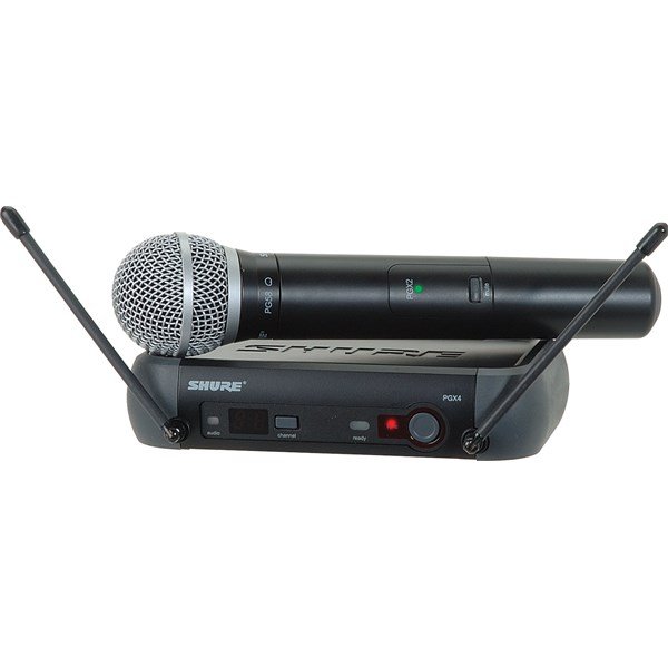 Shure PGX24E/PG58 Tek El Telsiz Mikrofon Seti
