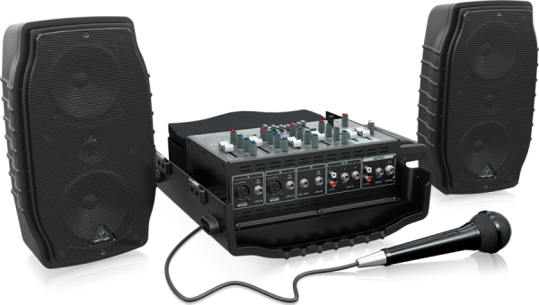 Behringer PPA200 2x100W 5 Kanal Portatif Ses Sistemi