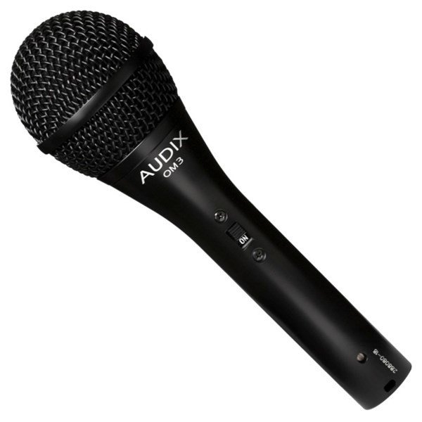 Audix OM3S Hypercardioid Vokal Mikrofonu, Düğmeli