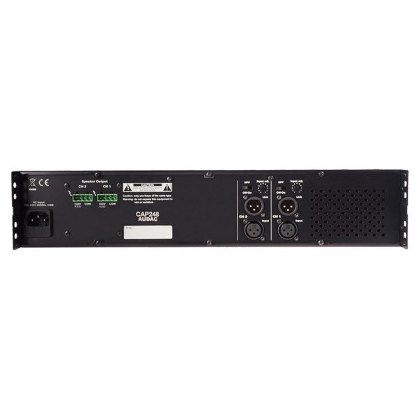 Audac CAP248 2x480W/100V D-Class Güç Amplifikatörü