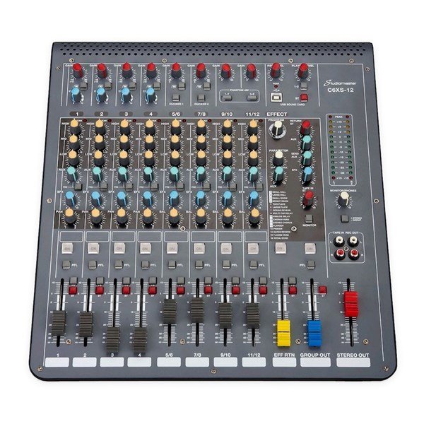 Studiomaster C6xs 12 - 6 Mono 4 Stereo Ses Mikseri