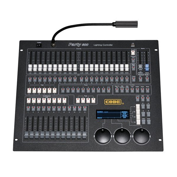 Code Party 600 Dmx 512 Kanal Işık Kontrol Mikseri