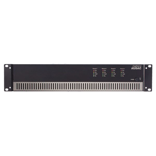 Audac CAP412 4x120W 100V D-Class Güç Amplifikatörü