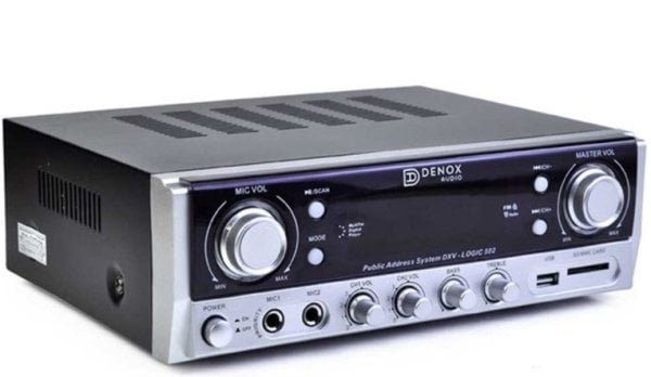 Denox DXV-LOGIC 502 Hat Trafolu 2 Bölgeli 50 Watt 4 Ohm Mikser Anfi