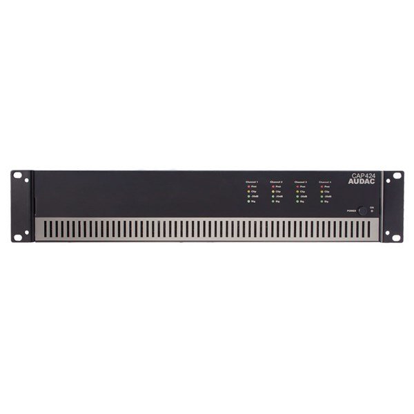 Audac CAP424 4x240W 100V D-Class Güç Amplifikatörü