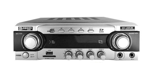 Denox DXV-LOGIC 502 Hat Trafolu 2 Bölgeli 50 Watt 4 Ohm Mikser Anfi