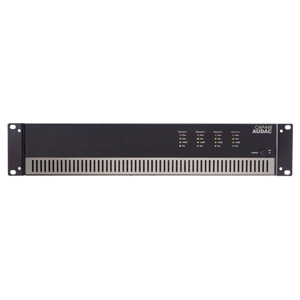 Audac CAP448 4x480W/100 Volt D-Class Güç Amplifikatörü