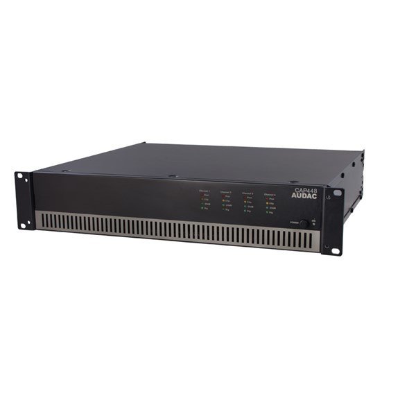 Audac CAP448 4x480W/100 Volt D-Class Güç Amplifikatörü