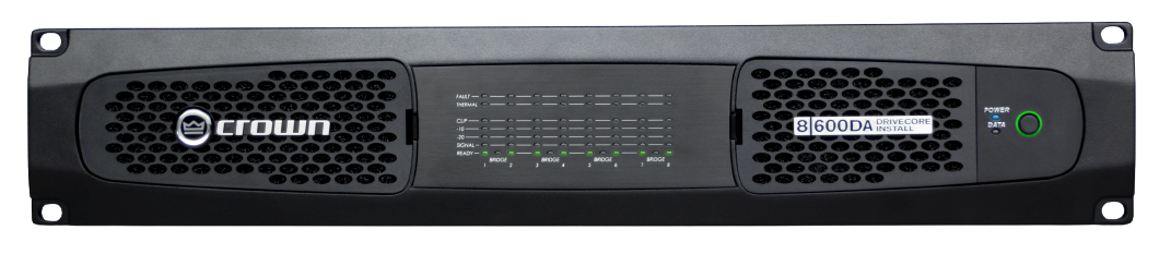 Crown DCI 8|600DA 8 Kanal 600 Watt Power Amfi Dante Etkin