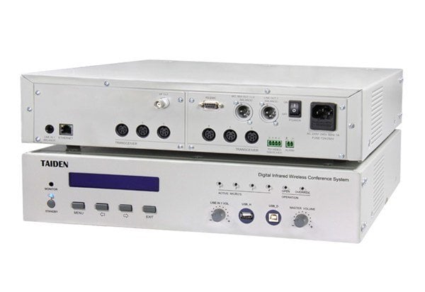 Taiden HCS 5300MC Digital IR Wireless Conference System Main Unit
