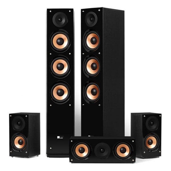 Pure Acoustics SUPERNOVA 8 - 5.0 Hoparlör Seti (Piano Black)
