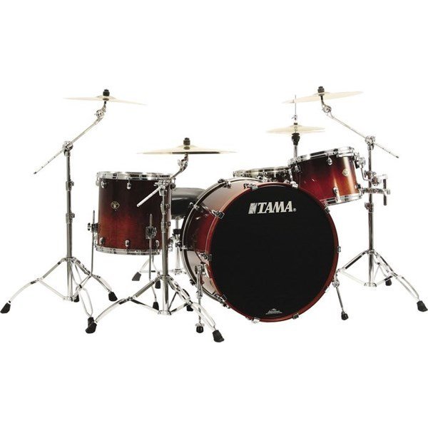 Tama Bubinga Elite Dark Cherry Fade 4 Parça Akustik Davul Seti