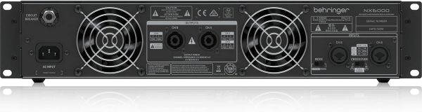 Behringer NX6000 Yük Korumalı 6000W Power Anfi