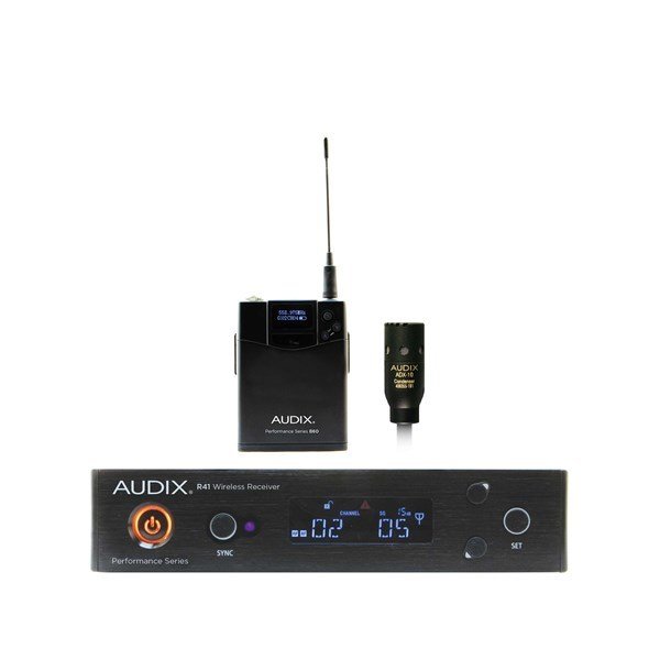 Audix AP41 L10 - R41 Alıcı, B60 , ADX10 Yaka Tipi Kablosuz Mik. Seti