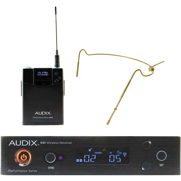 Audix AP41 HT5BG - R41 Alıcı, B60 Kemer tipi, HT5 headset, bej