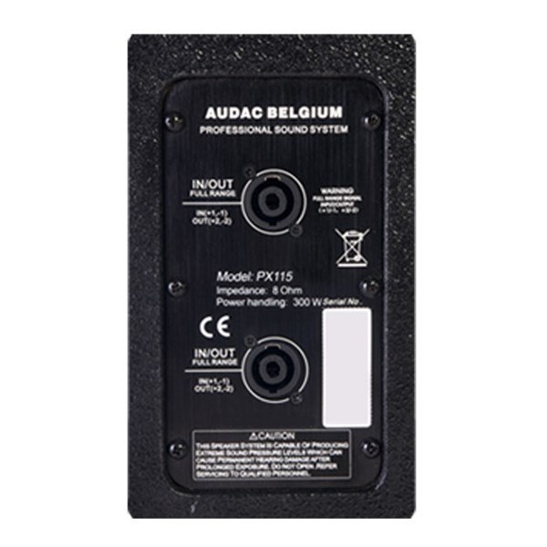 Audac PX115MK2 2-Yollu 15'' 300/600 Pasif Kabin Hoparlör