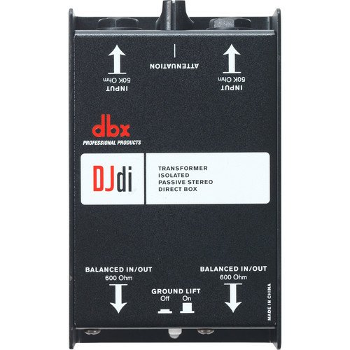 Dbx DJDI 2 Kanal Pasif Direct Box