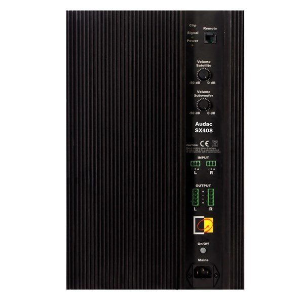 Audac SX408A (Siyah) 8 inç 100W 2x160W Amfili Subwoofer
