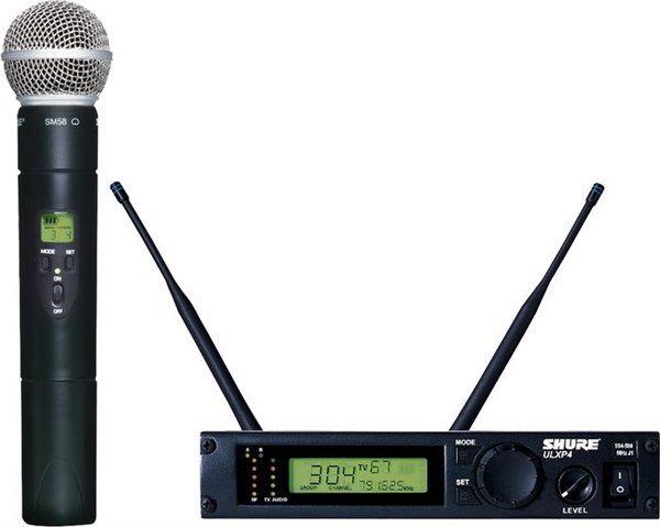 Shure  ULXP24/58 Kablosuz SM58 El Mikrofon Seti