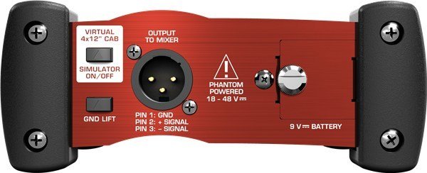 Behringer Ultra G GI100 Gitar İçin +18-48 Phantomlu Di Box