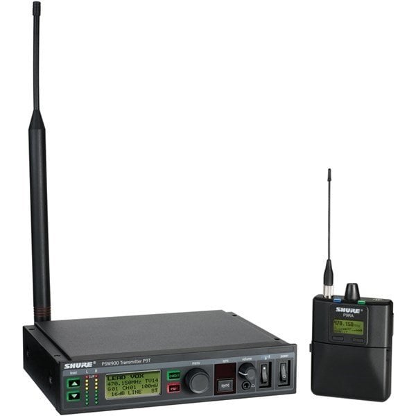 Shure P9TRA P9RA Beltipi alıcı ve P9T Telsiz Verici Set