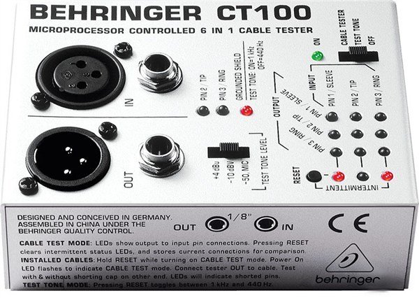 Behringer CT100 Kablo Test Cihazı