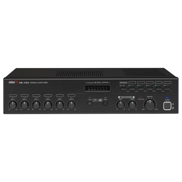 Inter m PA-120 5-Bölgeli 120W 100V 6-Girişli Amfili Mikser
