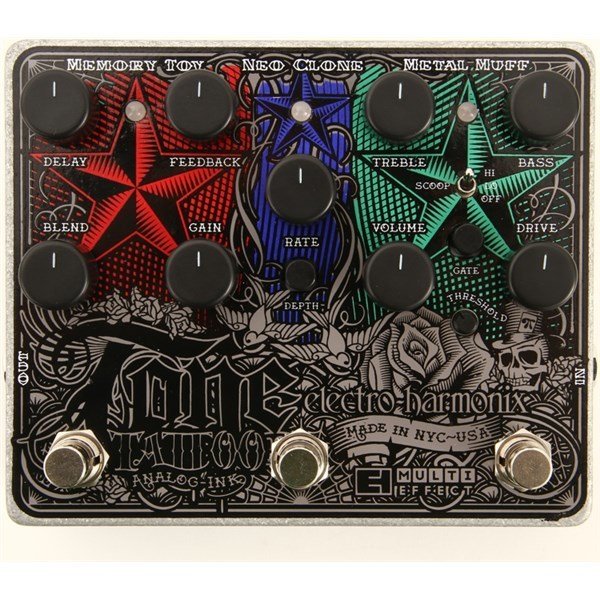 Electro-Harmonix Tone Tattoo Analog Multi-effects Pedal