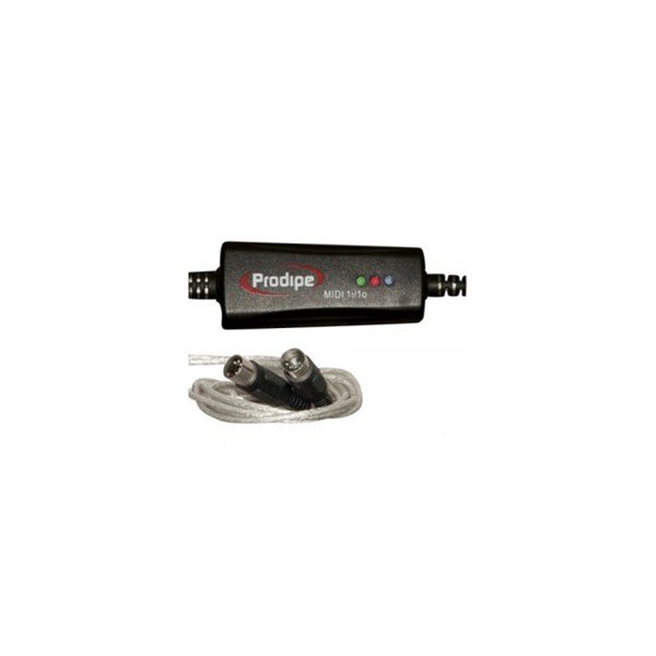 Prodipe 1i10 - Ses kartı USB Midi Interface 1i1o (Mac/Pc)