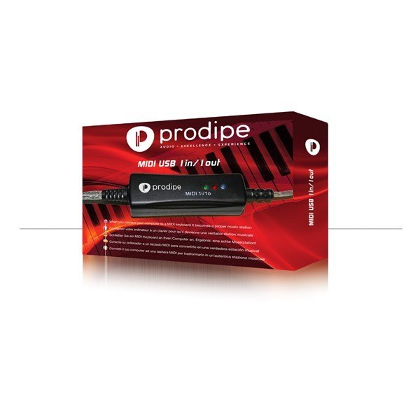 Prodipe 1i10 - Ses kartı USB Midi Interface 1i1o (Mac/Pc)