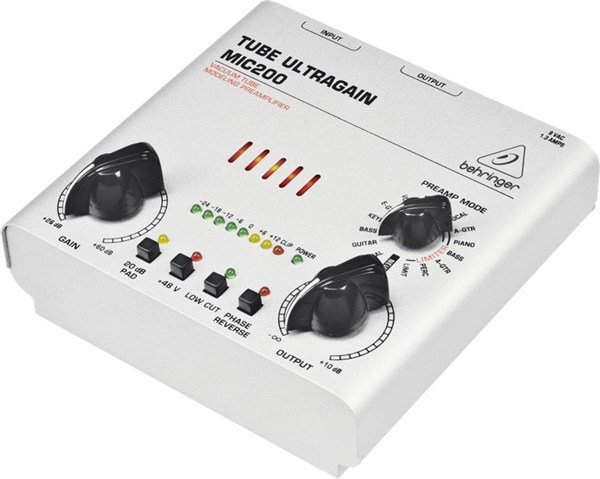 Behringer Tube Ultragain MIC200 Tüp Mikrofon Preanfisi