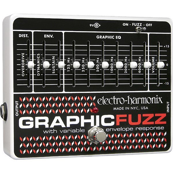 Electro-Harmonix Graphic Fuzz EQ/Distortion/Sustainer Pedal