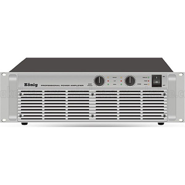 König A 5000/S 2x2100W 4 Ohm Güç Amplifikatörü