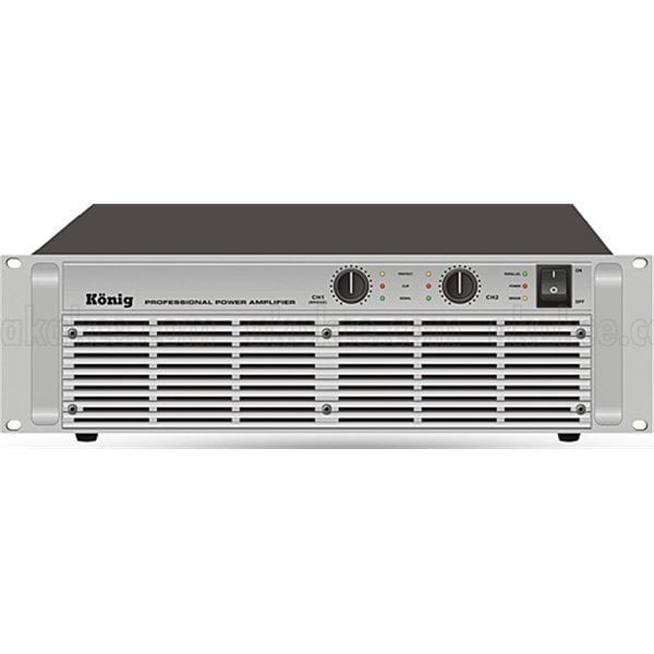 König A 5000/S 2x2100W 4 Ohm Güç Amplifikatörü