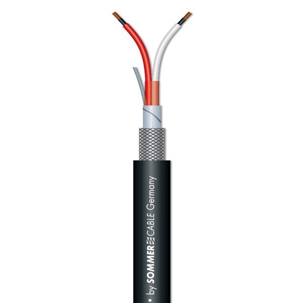 Sommer CarboKab - 2x 0.25 mm 100 Metre Mikrofon Kablosu