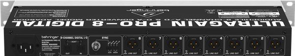 Behringer Ultragain Pro 8 Digital ADA8000 8 Kanal Mikrofon Preanfisi