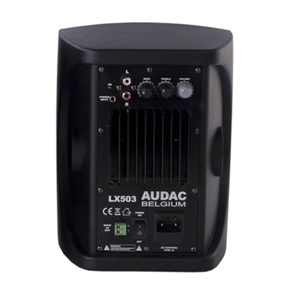 Audac LX503MK2/B (Siyah) 5'' 3-Yollu 2x40W Aktif-Pasif Hoparlör Set