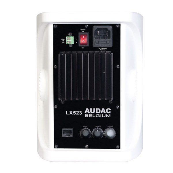 Audac LX523/B (Siyah) 3-Yollu 2x40W Remote Giriş Aktif-Pasif Hoparlör Seti