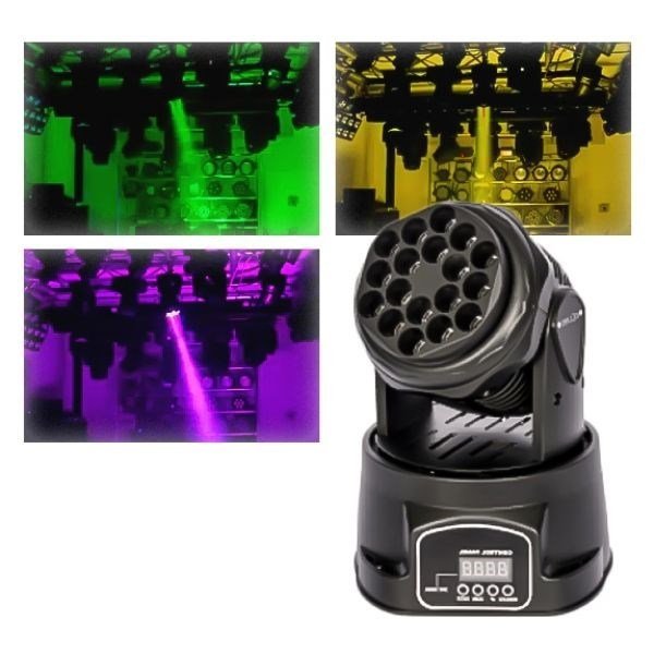 Eclips BEAM 18 - 18x3W RGB Cree Led Moving Head Wash