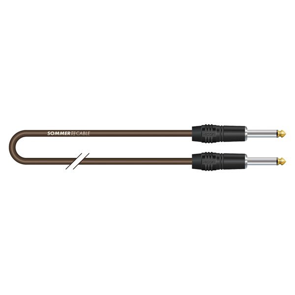 Sommer STTR 0150 - 6.3/6.3 Jack 1x0.44 mm 1.5 m Sinyal Kablosu