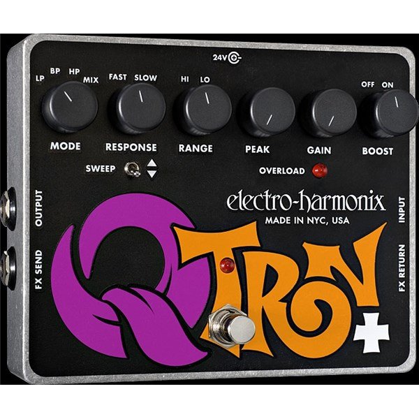 Electro-Harmonix Q-Tron Plus Envelope Filter with Effects Loop Pedalı