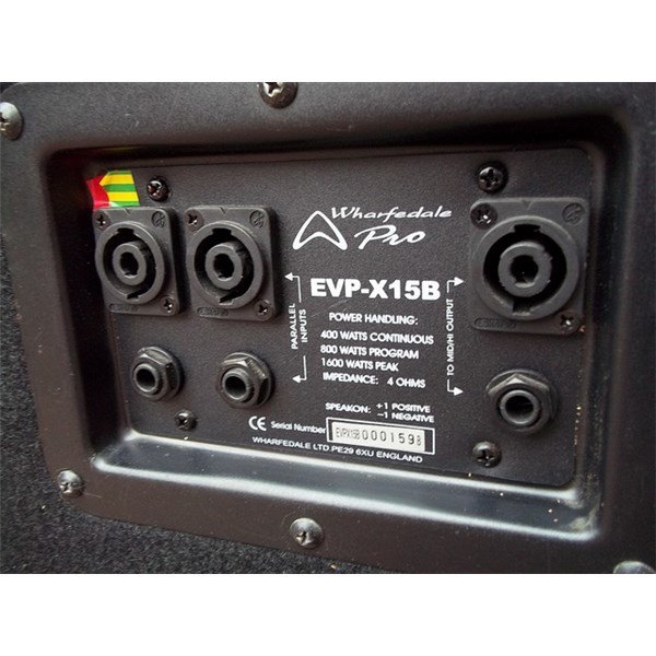 Wharfedale EVP-X15 B - 15 inç 800W Pasif Sub Bass Kabin